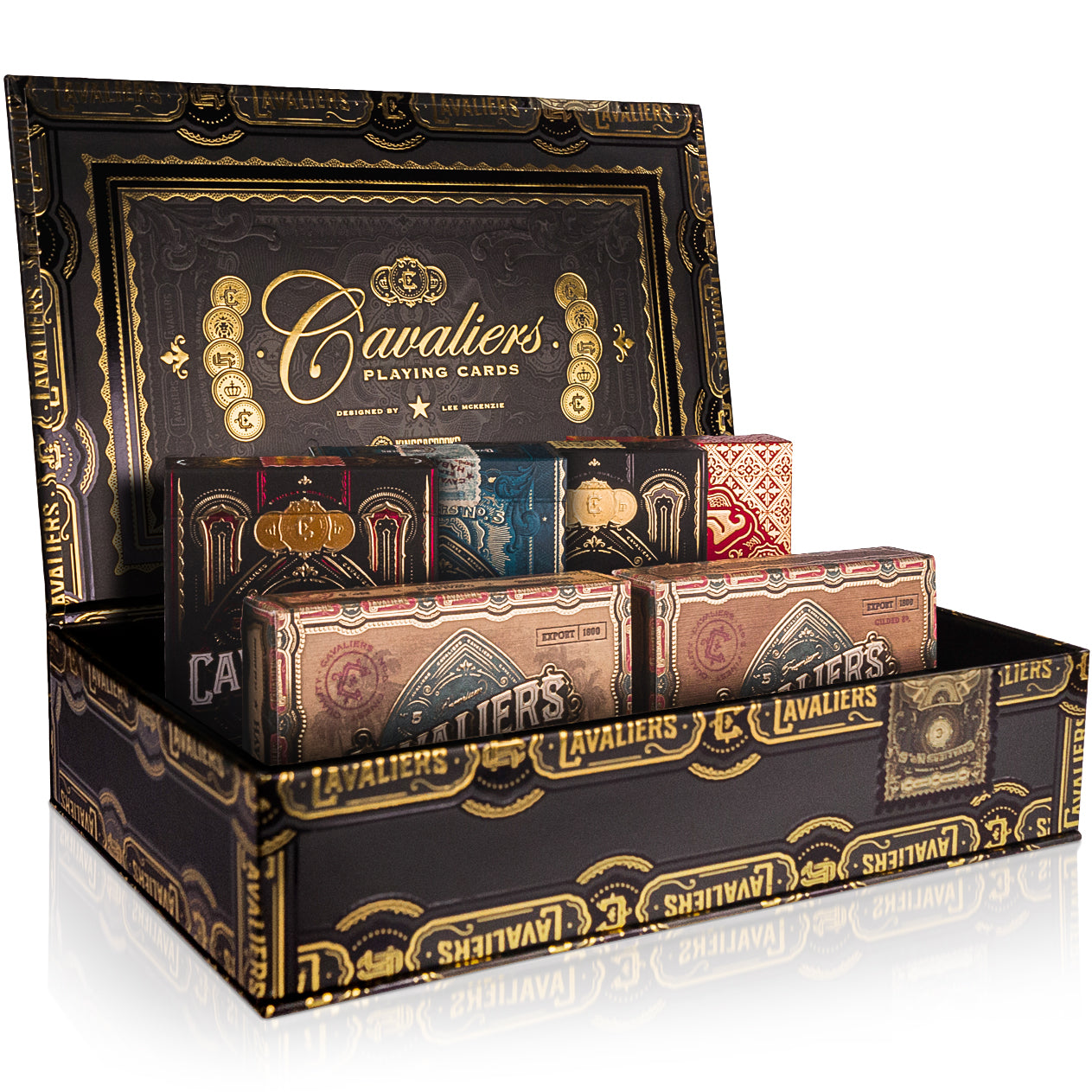 Cavaliers 'ALL 6 Decks' Deluxe Cigar Gift Box (10% OFF)